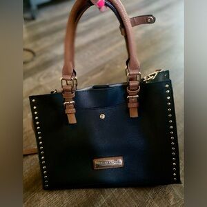 Marc New York Black and Brown
Tote with Leather Straps